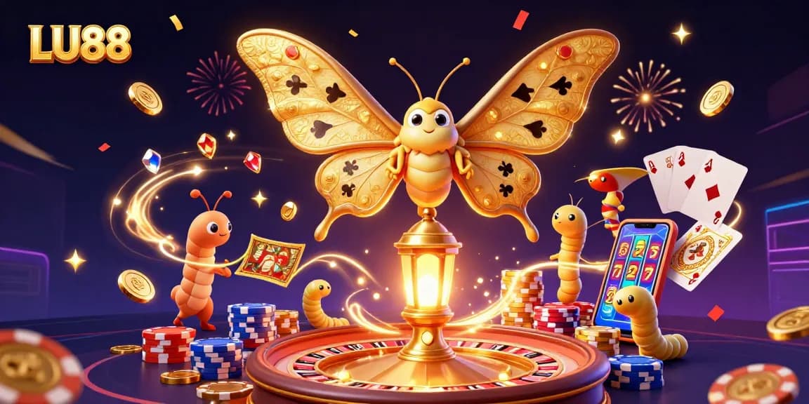 Experience thrilling gameplay with LU88 while enjoying exhilarating casino visuals and vibrant gaming elements.