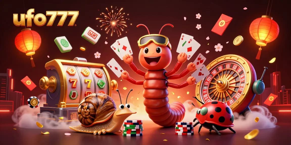Experience the thrilling variety of ufo777 casino games with vibrant 3D characters and dynamic elements.