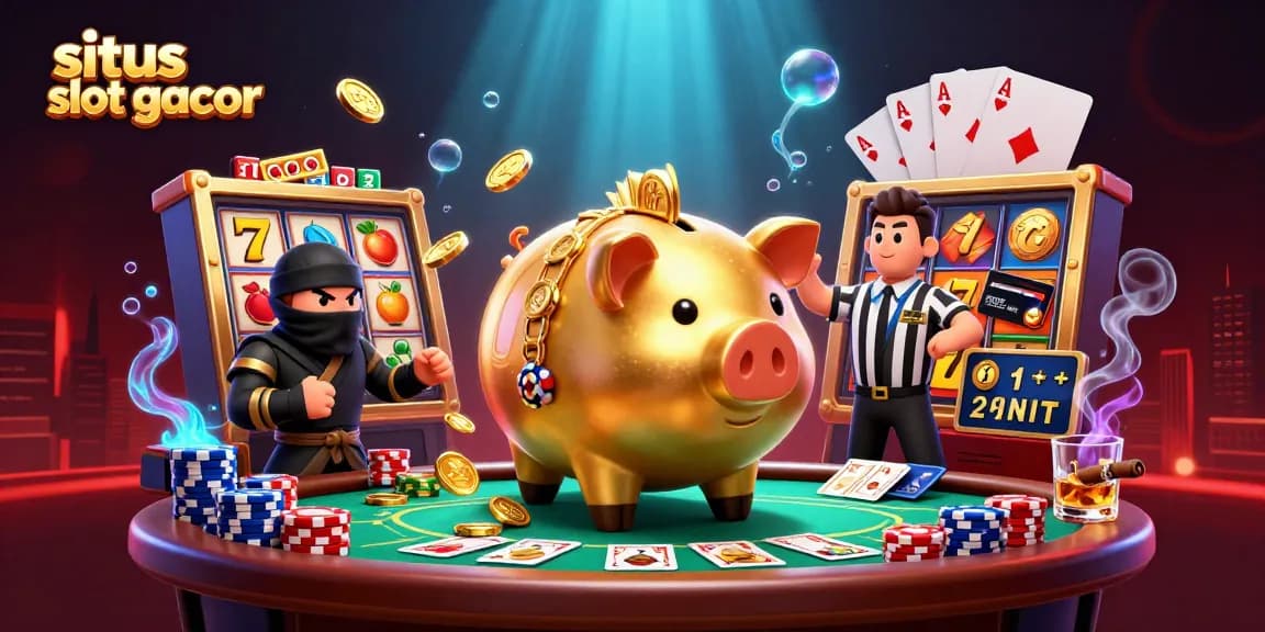 Menang di situs slot gacor dengan jackpot besar dikelilingi oleh karakter permainan yang menarik.