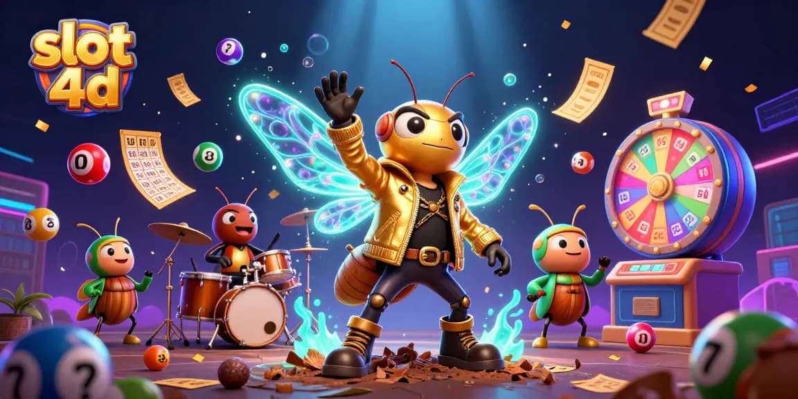 Experience thrilling slot 4d gameplay with vibrant scenes featuring colorful elements and lively characters.