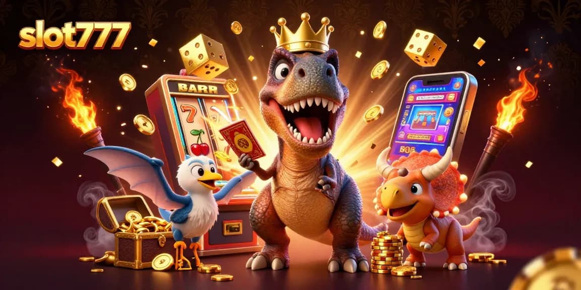 Menangkan jackpot dengan slot777 di mesin slot yang mengeluarkan koin emas dan simbol keberuntungan.