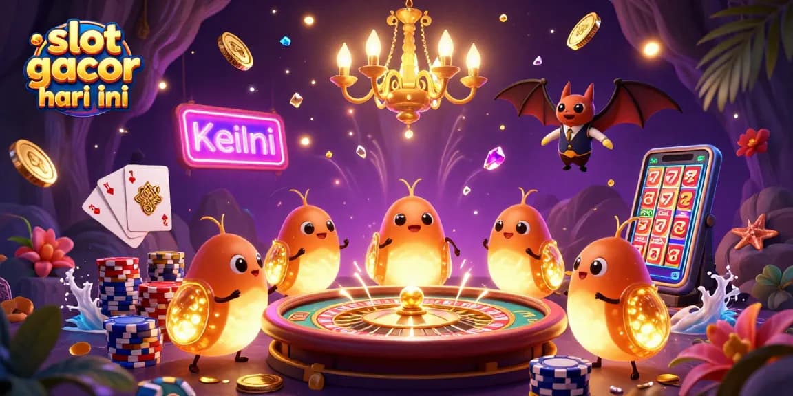 Menang di slot gacor hari ini dengan kasino bergaya 3D yang memukau dan elemen game yang cerah.