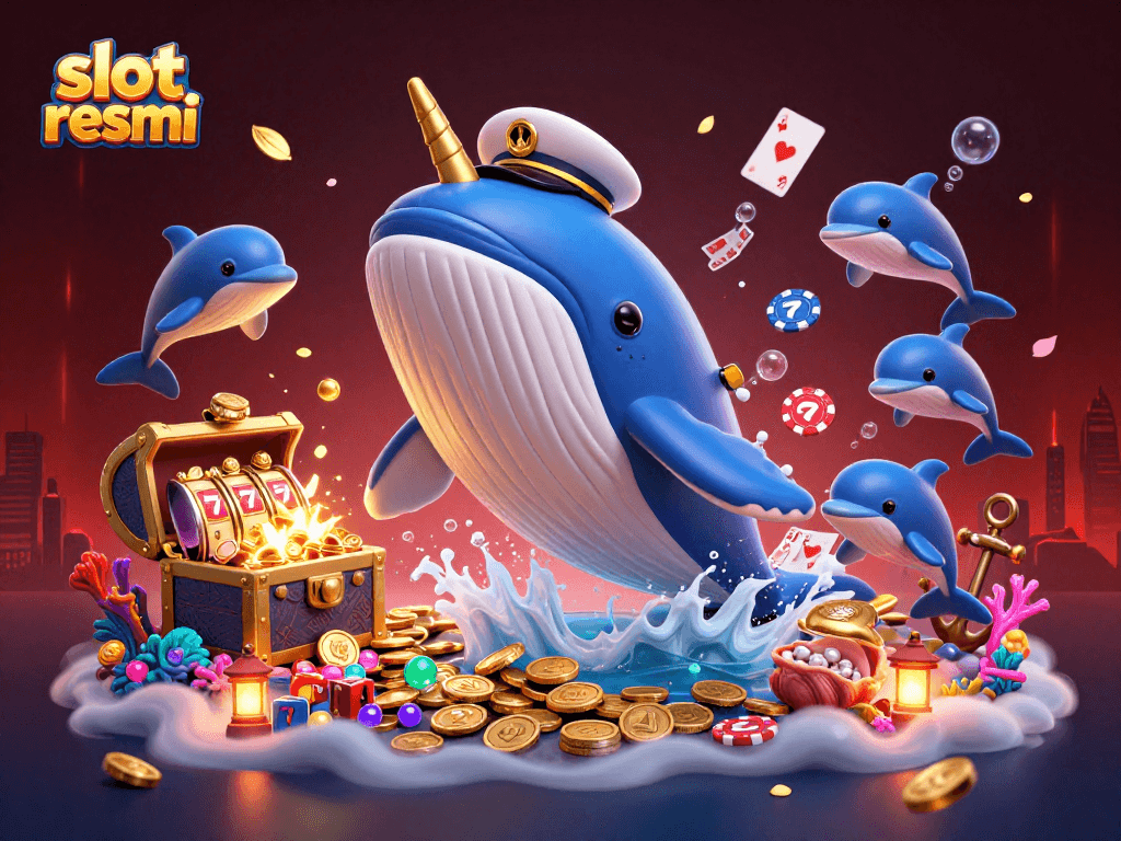 Experience the thrill of winning at slot resmi with engaging characters and vibrant casino elements.