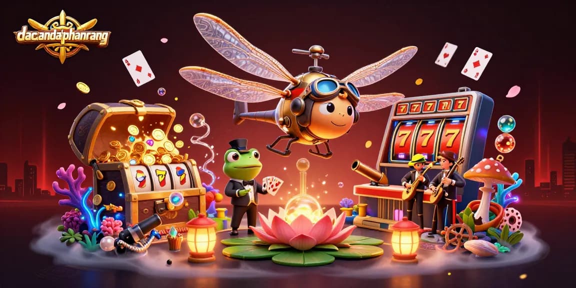 dacsandatphanrang invites players to enjoy thrilling slot reels and dynamic casino action in a vibrant 3D scene.