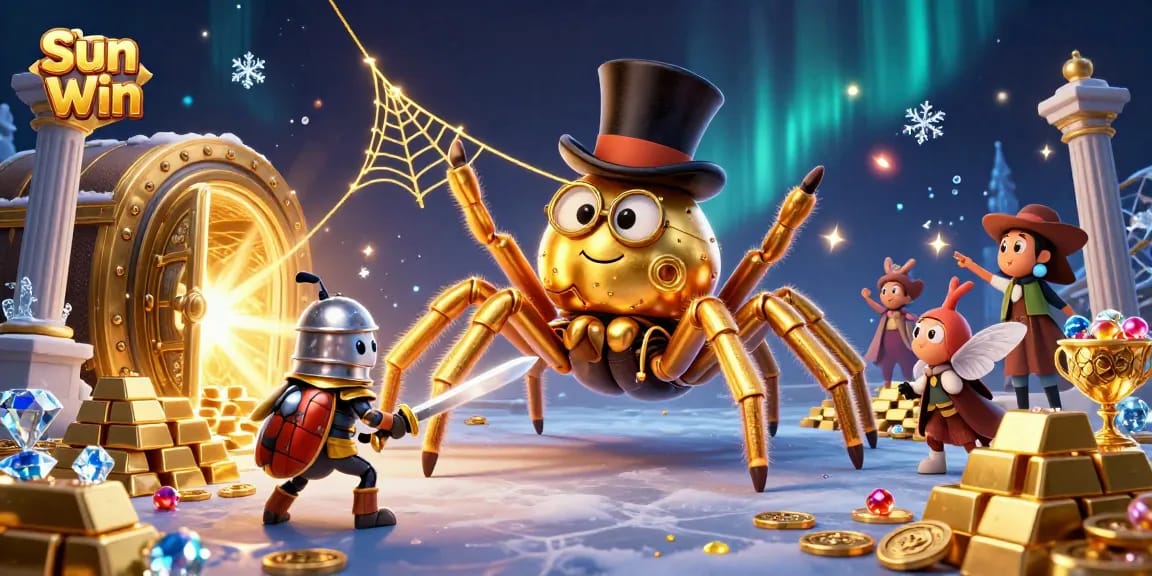 Experience the thrill of Sun Win while watching the giant golden tarantula weave a golden web.