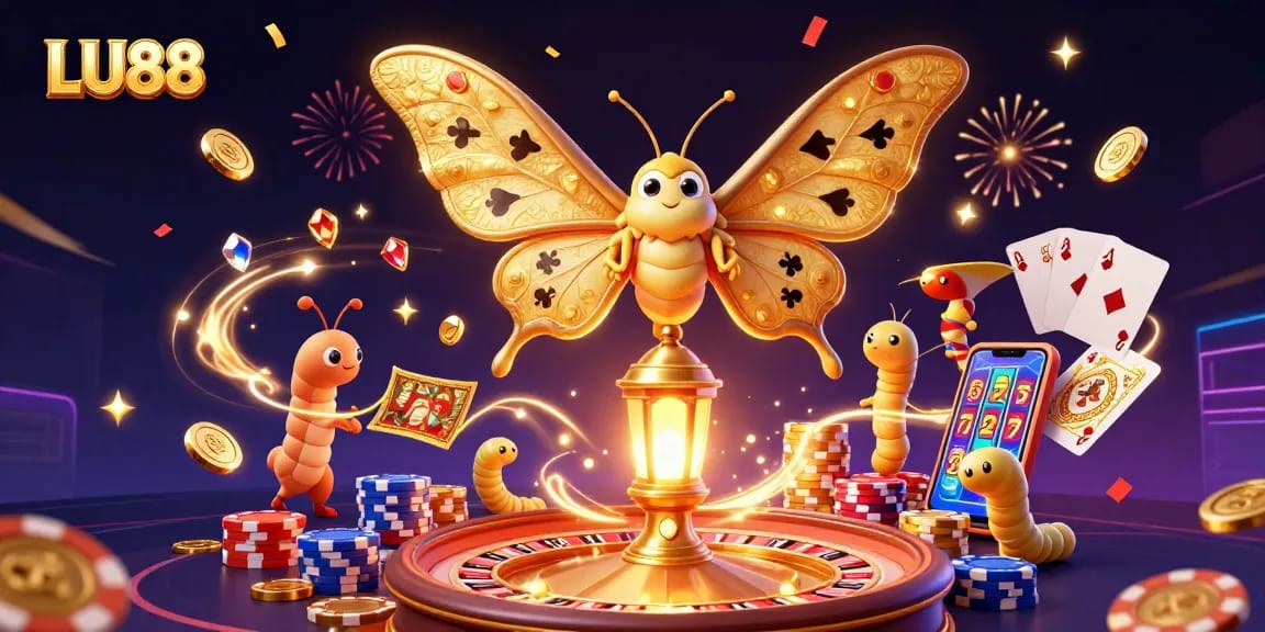 Experience thrilling gameplay with LU88 while enjoying exhilarating casino visuals and vibrant gaming elements.