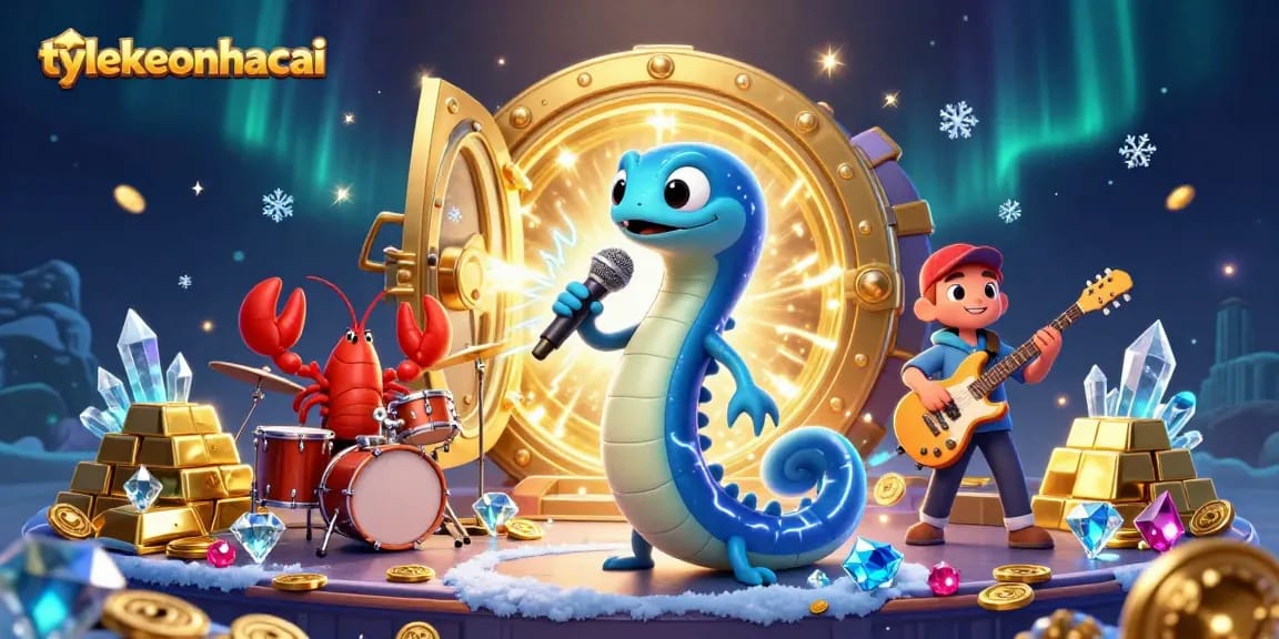 Experience the excitement of tylekeonhacai in a bursting underwater casino scene with dynamic characters and treasures.