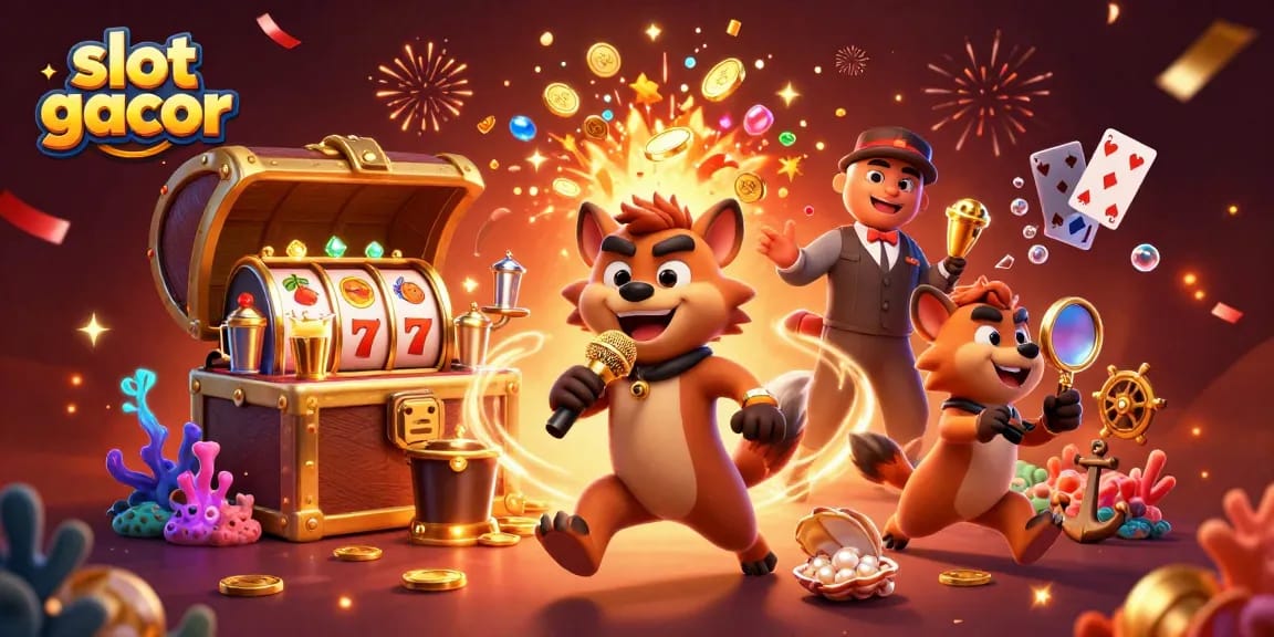 Menangkan jackpot slot gacor dengan keseruan komedi kasino bersama hyena di tengah keceriaan.
