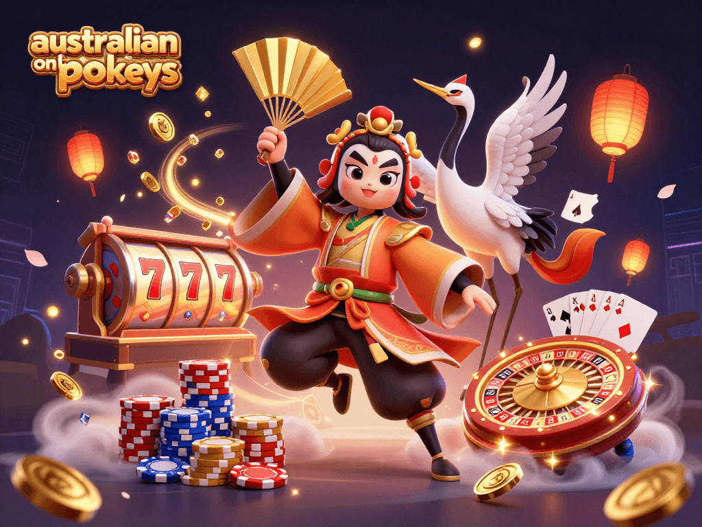 Play thrilling australian online pokies with vibrant characters and lively game elements.