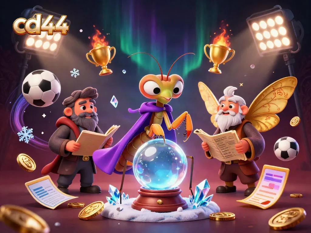 Engage with cd44 through a mystical scene of fortune-telling in a vibrant casino setting.