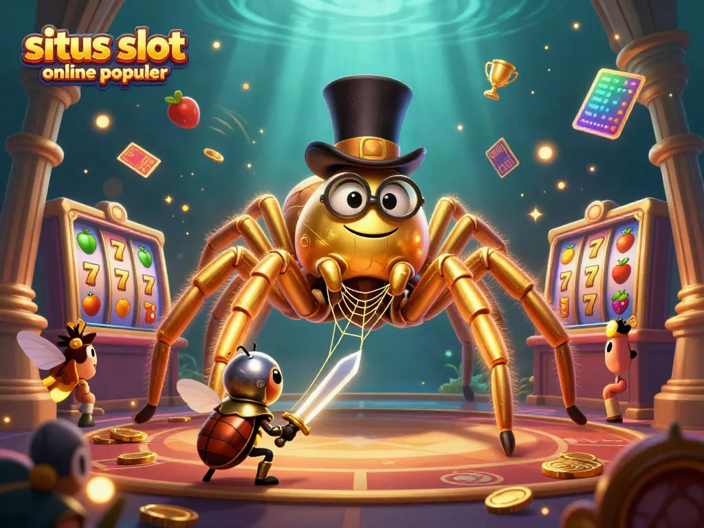 Mainkan situs slot online populer dengan karakter menarik dan simbol jackpot dalam ilustrasi 3D yang spektakuler.
