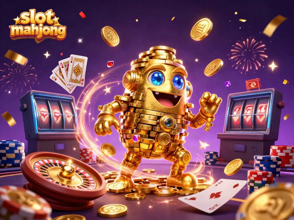 Experience thrilling adventures with slot mahjong, witnessing a golden golem and casino games bursting with energy.