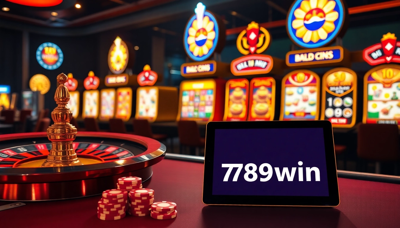 Experience the excitement of online gambling with the link 789win, showcasing dynamic casino games and vibrant visuals.