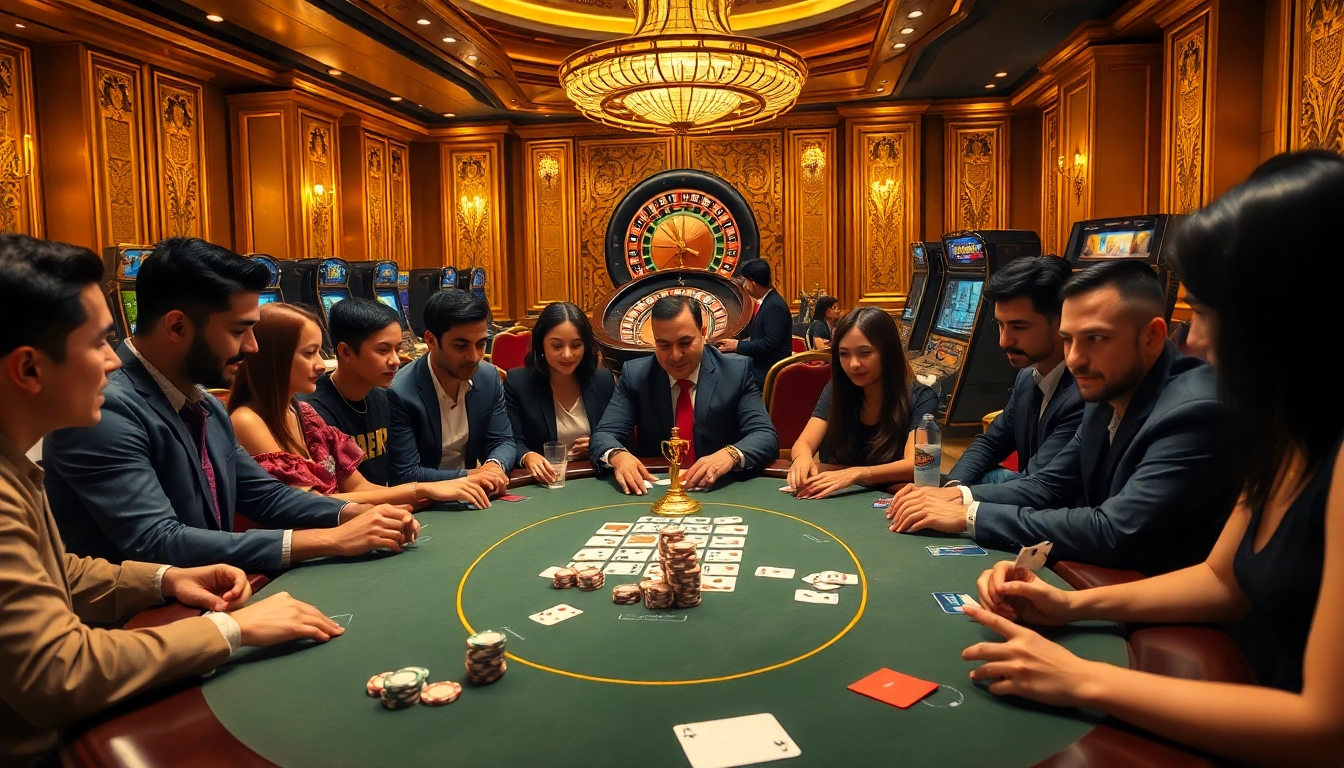 Experience the thrill of XX88 at a luxurious casino poker table full of excitement.