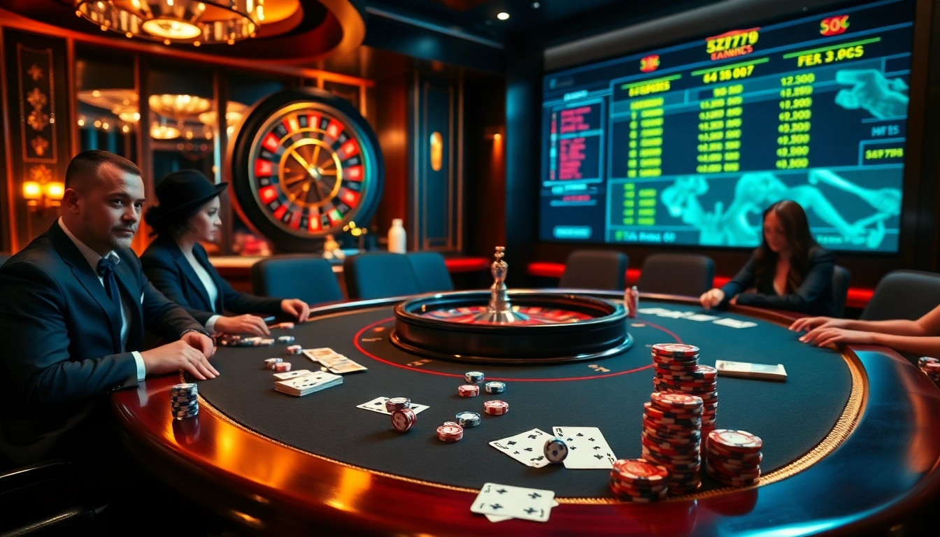 Experience thrilling gameplay at 5Z7779 com with vibrant casino elements and high-stakes excitement.